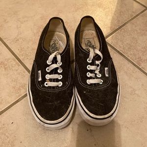 Vans dark navy blue sneakers
